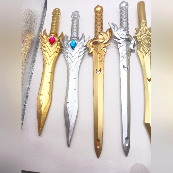 Lot of SIX Gold and Silver Color 7 inch Writing Pen + Letter Openers - Picture 3 of 8